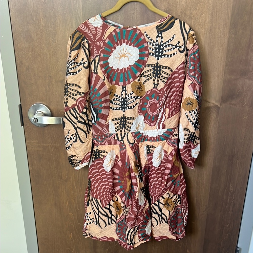 🌞 Scotch & Soda Sun Ray Mini Dress | Bishop Sleeves | Size M